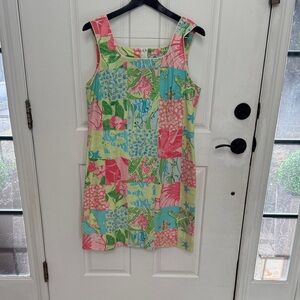 Lilly Pulitzer Colorful Patchwork Mini Dress